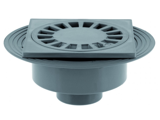S-247 SUMIDERO S/V (25 X 25)  90 PVC