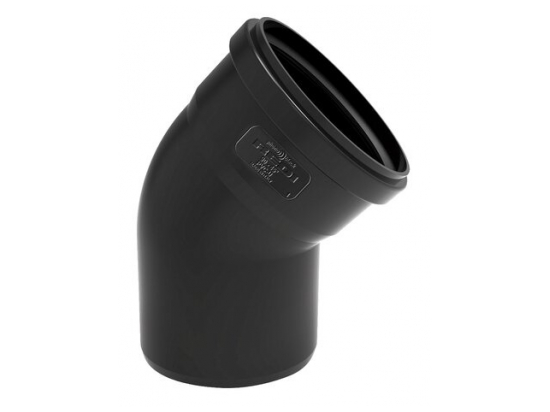 CODO M-H 125/45º PHONOBLACK (07012P8) 