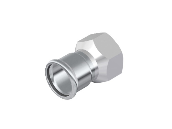 TERMINAL INOX. -PRESS. H-RH 15 X 1/2” 316L