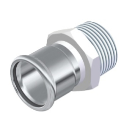 TERMINAL INOX. -PRESS. H-RM 22 X 1" 316L