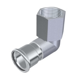 CODO H-RH INOX. -PRESS. 18 X 1/2” 316L