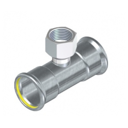 TE RH GAS INOX. -PRESS. 316L 22 X 1/2"