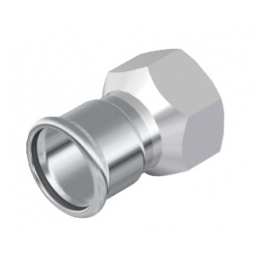 TERMINAL INOX. -PRESS. H-RH 22 X 3/4" 316L