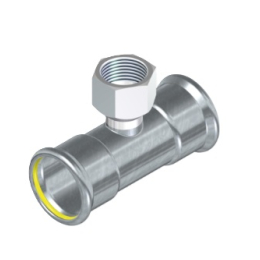 TE RH GAS INOX. -PRESS. 316L 35 X 1 1/4"