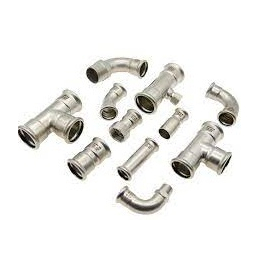 CODO 45º H-H INOX. -PRESS. 15 316L