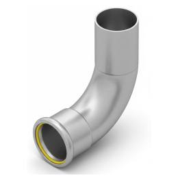 CODO 90º M-H GAS INOX. -PRESS. 316L 28